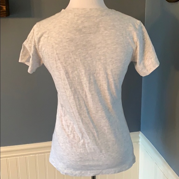 Disney Minnie Mouse Sketch V-Neck Gray Top Size S - Picture 3 of 8